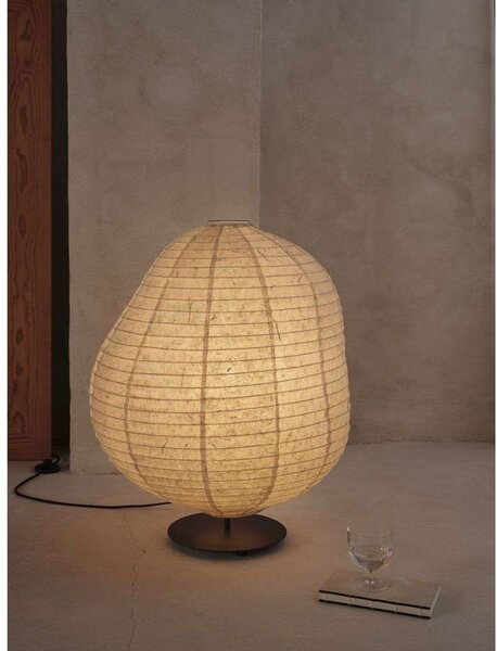Stojací Lampa ferm LIVING, Béžová, Obývací pokoj, Papír / Karton
