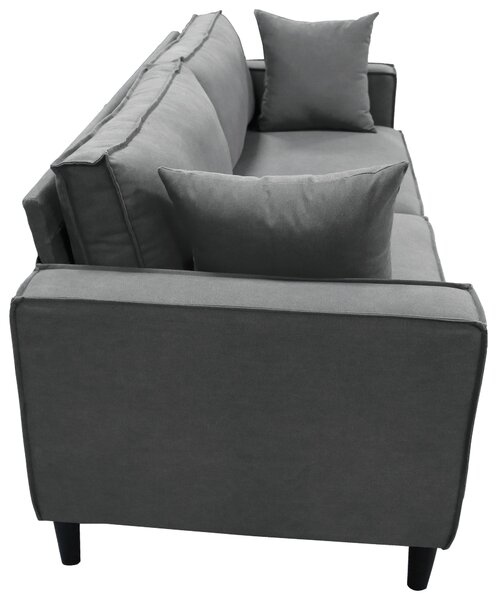 TŘÍMÍSTNÁ POHOVKA, textil, světle šedá Livetastic - Pohovky, Online Only