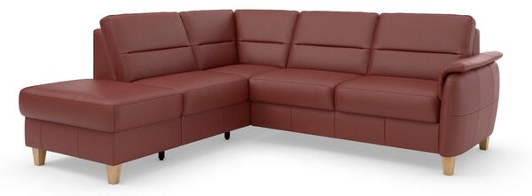 ROHOVÁ SEDAČKA, kůže, červenohnědá Sit & More - Sedací soupravy, Online Only