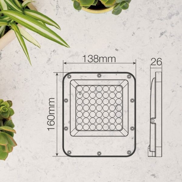 Prémiový RGB LED reflektor 30W, dálkové ovládání, 15 barev + bílá, 4 efekty, stmívání