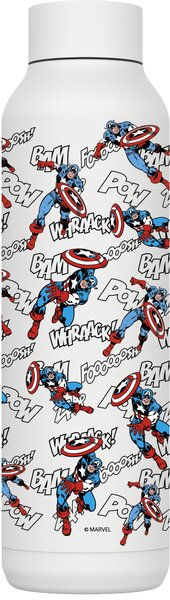 Nerezová termoláhev Solid, 630ml, Quokka, Captain America