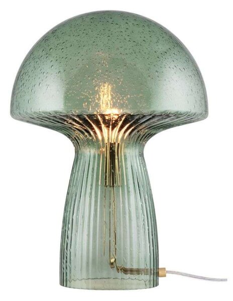 Stolní lampa Globen Lighting, Zelená, Obývací pokoj, Sklo