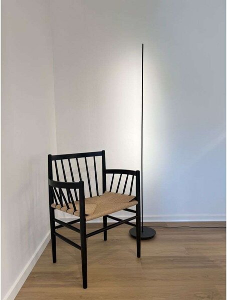 Stojací Lampa ANTIDARK, Černá, Obývací pokoj