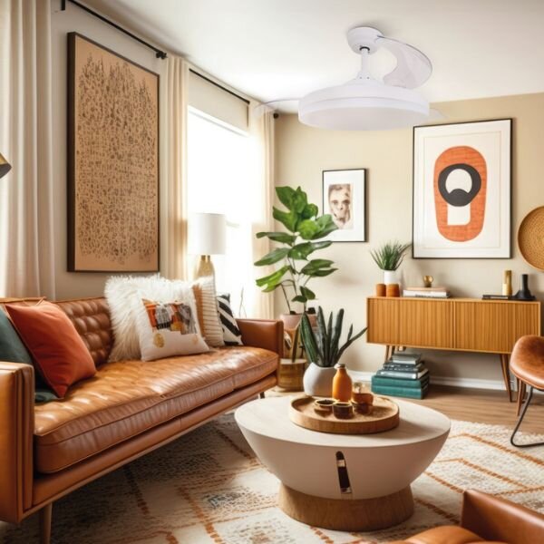 Stropní ventilátor se světlem Tungati 107cm 61W, 1521lm, CCT, DO, bílý, 3 roky záruka