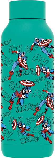 Nerezová termoláhev Solid, 510ml, Quokka, Captain America