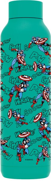 Nerezová termoláhev Solid, 630ml, Quokka, Captain America