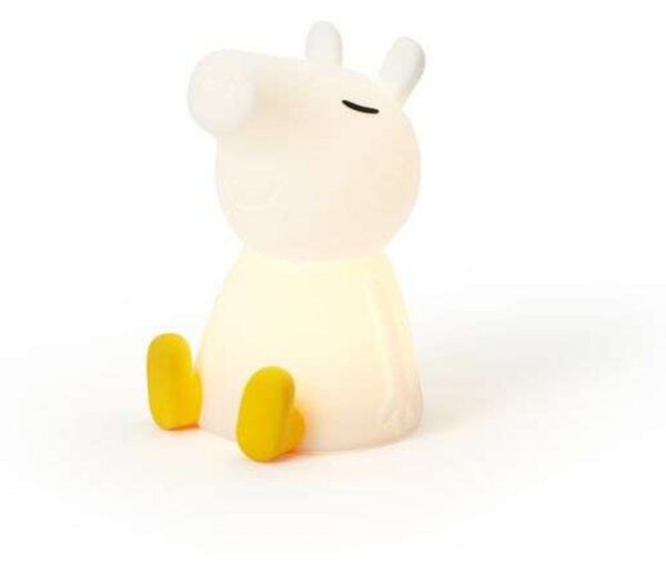 Stolní lampa Mr Maria, Peppa Pig First Light, stmívatelné, Bílá, Dětský pokoj, Plast, Young lifestyle