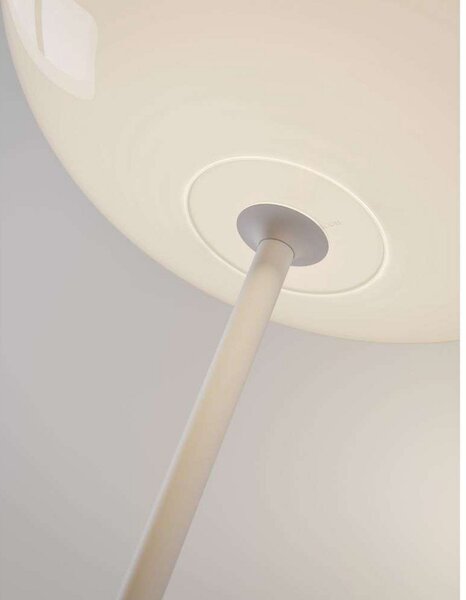Stojací Lampa Lodes, Bílá, Obývací pokoj, Sklo