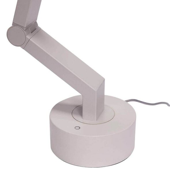 Stolní lampa Hübsch, Šedá, Pracovna, Plast