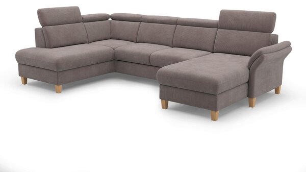 SEDACÍ SOUPRAVA, textil, šedohnědá Sit & More - Sedací soupravy, Online Only