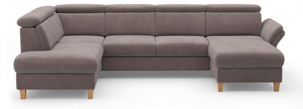 SEDACÍ SOUPRAVA, textil, šedohnědá Sit & More - Sedací soupravy, Online Only
