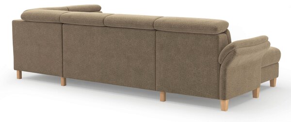 SEDACÍ SOUPRAVA, textil, světle hnědá Sit & More - Sedací soupravy, Online Only