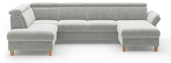 SEDACÍ SOUPRAVA, textil, světle šedá Sit & More - Sedací soupravy, Online Only