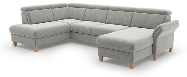 SEDACÍ SOUPRAVA, textil, světle šedá Sit & More - Sedací soupravy, Online Only