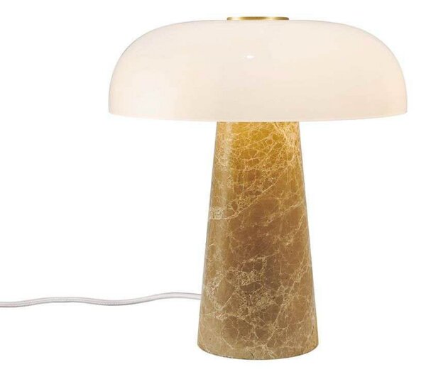 Stolní lampa DFTP by Nordlux, Glossy, Béžová, Obývací pokoj, Mramor, Skandinávský