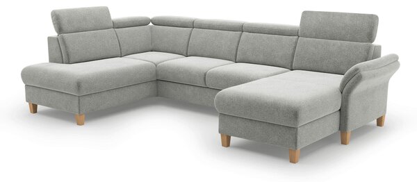 SEDACÍ SOUPRAVA, textil, světle šedá Sit & More - Sedací soupravy, Online Only