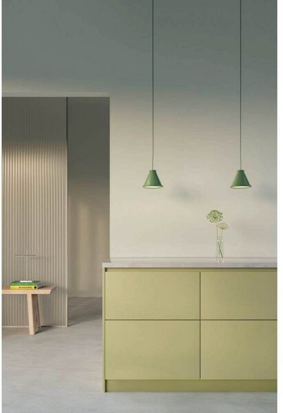 Belle Závěsné Svítidlo Ø15 Pale Green/Reseda Green