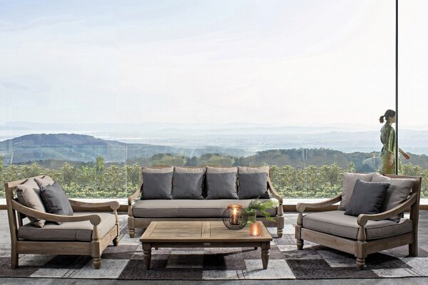 Bizzotto designové odkládací stolky Bali (120 x 80 cm)