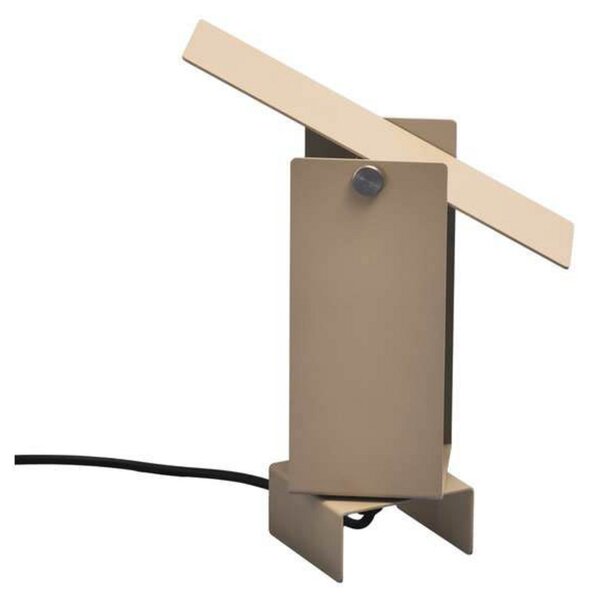 Stolní lampa Moebe, Béžová, Jídelna, Kov