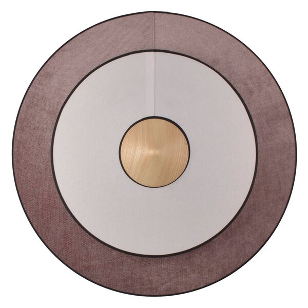 Nástěnná Svítidla Forestier, Cymbal S, Pudrová, Obývací pokoj, Tkanina / Textil, Design