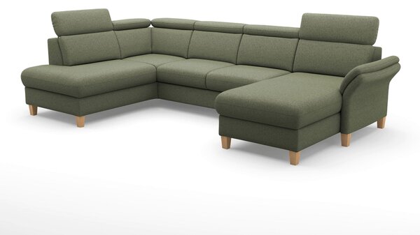 SEDACÍ SOUPRAVA, textil, olivově zelená Sit & More - Sedací soupravy, Online Only