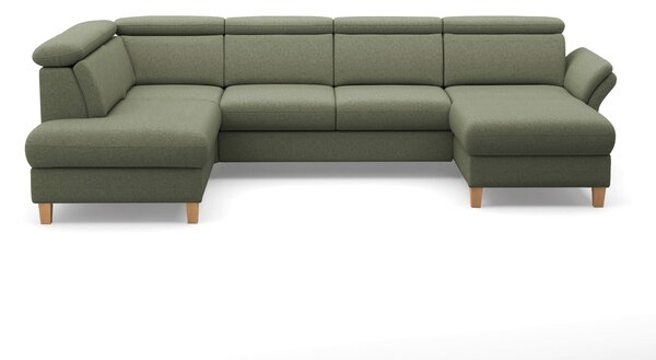 SEDACÍ SOUPRAVA, textil, olivově zelená Sit & More - Sedací soupravy, Online Only