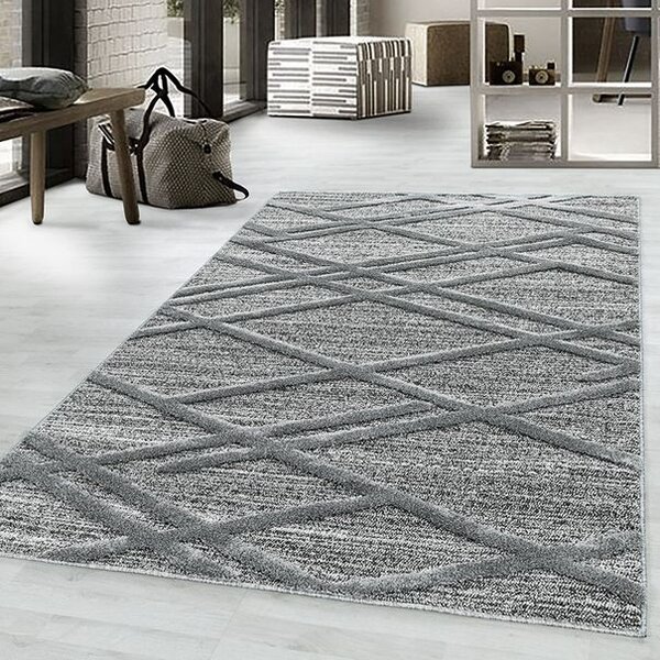 Breno Kusový koberec PISA 4706 Grey, 120x170 cm, Šedá