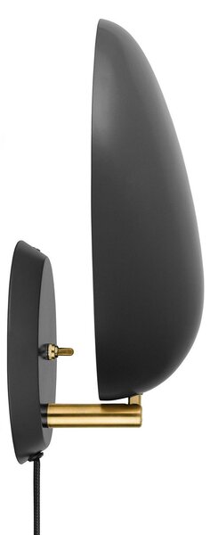 Nástěnná Svítidla GUBI, Cobra, Černá, Obývací pokoj, Kov, Design