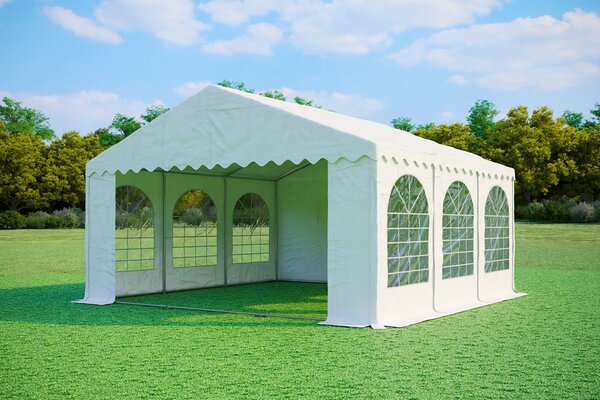 Párty stan 6x6m Max+ 2,6m - ohnivzdorný barva Bílá