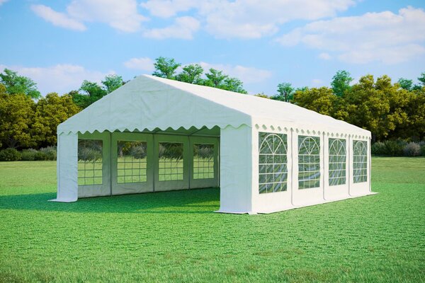 Párty stan 6x8 m STANDARD - ohnivzdorný barva Bílá