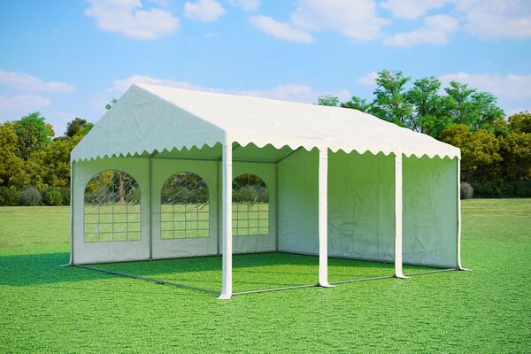 Párty stan 6x6m Max+ 2,6m - ohnivzdorný barva Bílá
