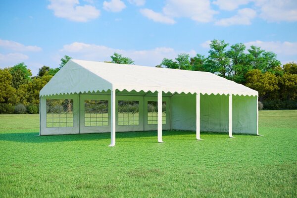 Párty stan 6x8 m STANDARD - ohnivzdorný barva Modro-bílá