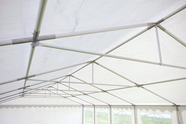 Párty stan 6x12 m STANDARD - ohnivzdorný barva Modro-bílá