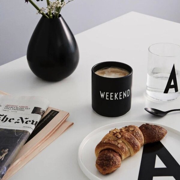 Design Letters Porcelánový hrnek WEEKEND DL155