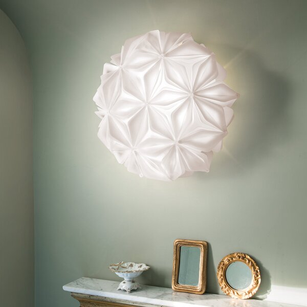 Stropní Lampa Slamp, La Vie M, stmívatelné, Bílá, Obývací pokoj, Plast, Design