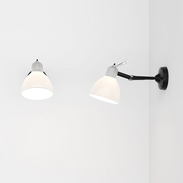 Nástěnná Svítidla Rotaliana, Luxy H0 Glam, stmívatelné, Černá, Obývací pokoj, Kov, Design