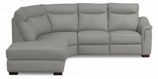 ROHOVÁ SEDAČKA, textil, kůže, jílová barva Livetastic - Sedací soupravy, Online Only
