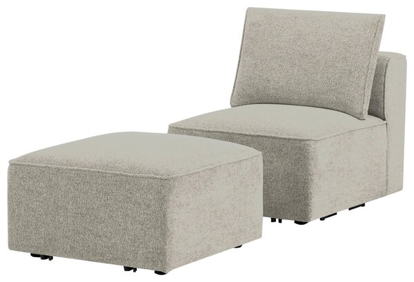 DÍL POHOVKY, textil, béžová Livetastic - Pohovky, Online Only