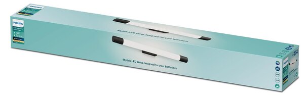 Rover koupelnové nástěnné svítidlo LED 10W 900lm 2700K nestmívatelné 63cm zaoblené IP44, černé
