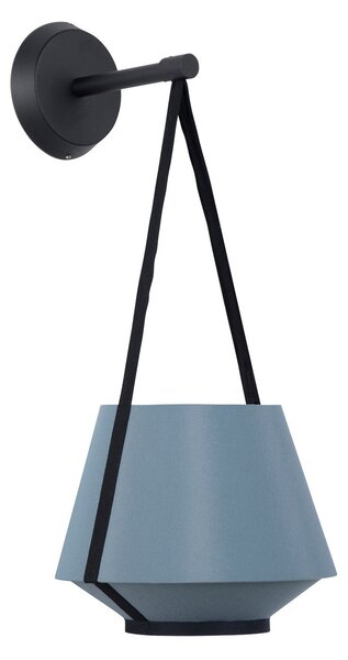 Nástěnná Svítidla Forestier, Carrie XS, stmívatelné, Modrá, Obývací pokoj, Tkanina / Textil, Design