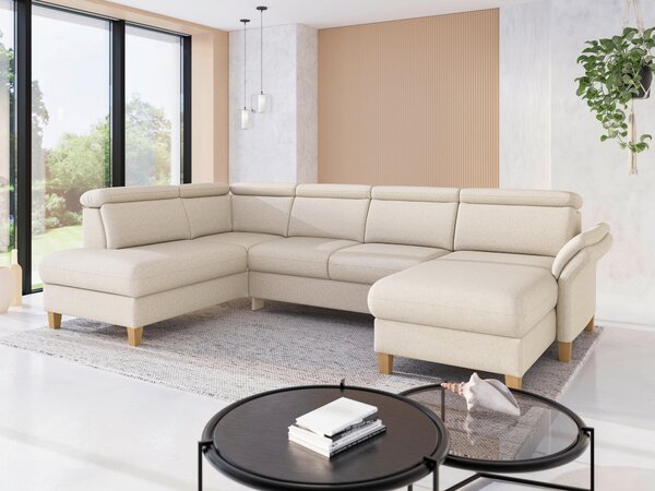 SEDACÍ SOUPRAVA, textil, krémová Sit & More - Sedací soupravy, Online Only