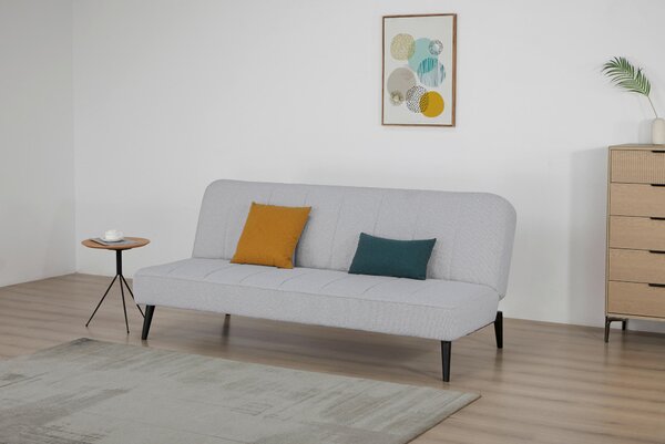ROZKLÁDACÍ POHOVKA, textil, šedá Livetastic - Rozkládací pohovky, Online Only