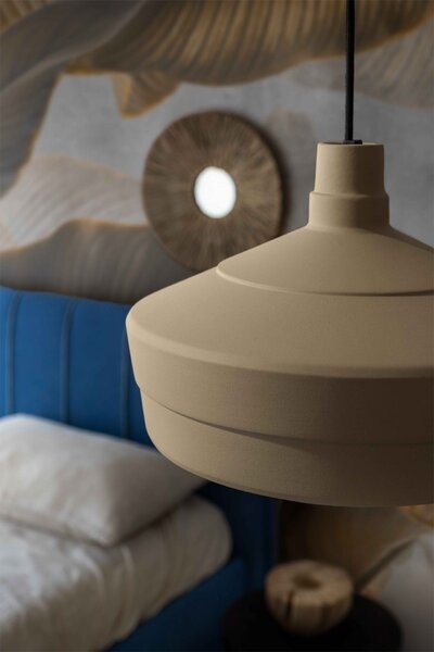 Ferroluce Závěsné designové svítidlo CHURUATA, ∅ 36 cm, 1xE27 Barva: Hnědá