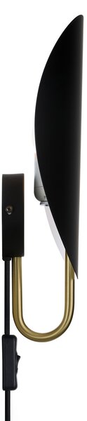 Nástěnná Svítidla DFTP by Nordlux, Spargo, Černá, Chodba, Kov, Design