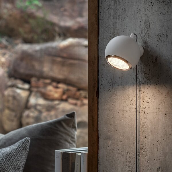 Stolní lampa MR. WATTSON, Norbitt, stmívatelné, Bílá, Obývací pokoj, Hliník, Moderní