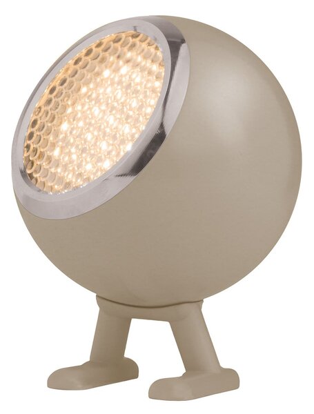 Stolní lampa MR. WATTSON, Norbitt, stmívatelné, Hnědá / Rezavá, Obývací pokoj, Hliník, Moderní