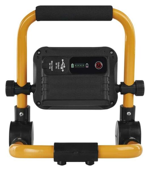 EMOS LED reflektor ACCO nabíjecí, přenosný, 10 W, žlutý, studená bílá ZS2812