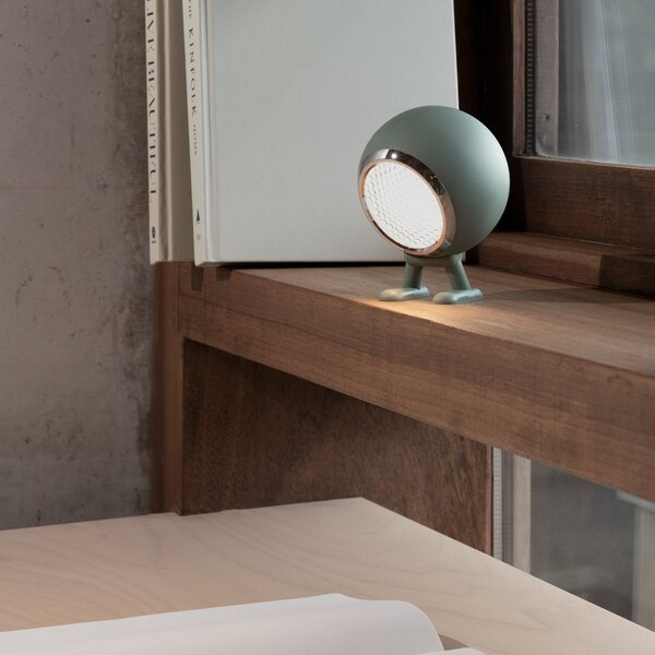 Stolní lampa MR. WATTSON, Norbitt, stmívatelné, Zelená, Obývací pokoj, Hliník, Moderní