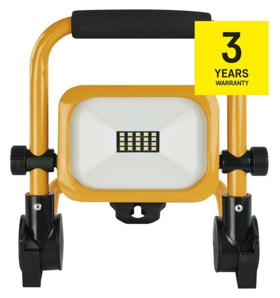 EMOS LED reflektor ACCO nabíjecí, přenosný, 10 W, žlutý, studená bílá ZS2812