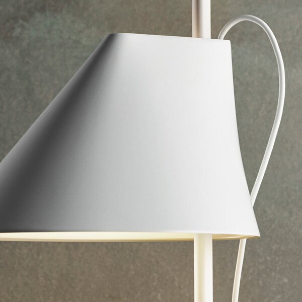 Stolní lampa Louis Poulsen, Yuh, stmívatelné, Bílá, Obývací pokoj, Kov, Design
